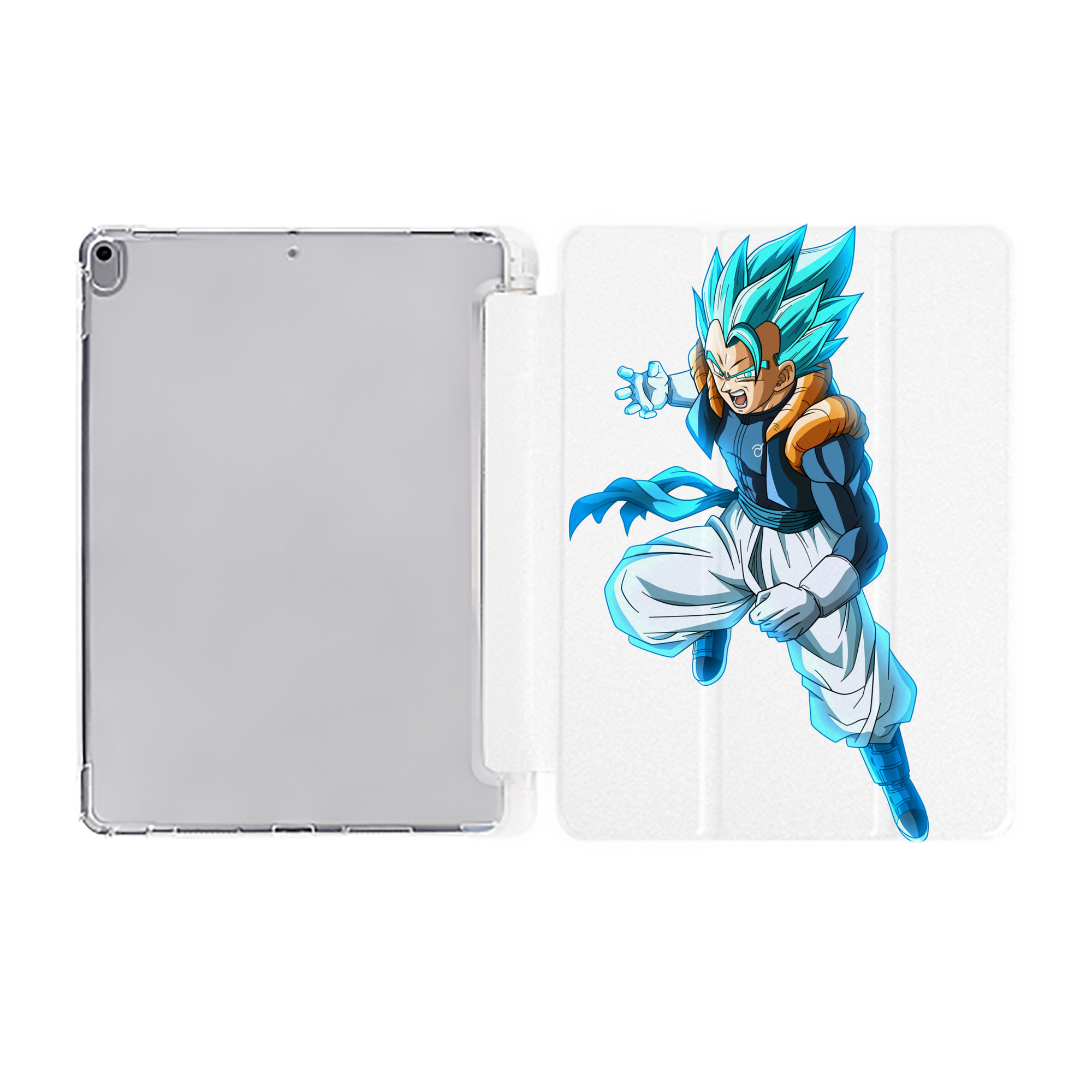（画像用） ドラゴンボール ベジータ四世（Bejīta Yonsei）DRAGON BALL Vegeta IV IPad ケース ペン収納付き 三つ折りスタンド PUレザー×シリコン 対応機種9.5/10.5/10.9インチ